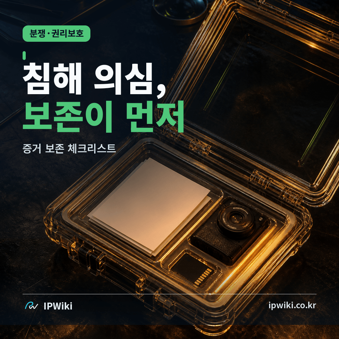 특허침해가 의심되면 무엇부터 보존해야 하나? 대표 이미지