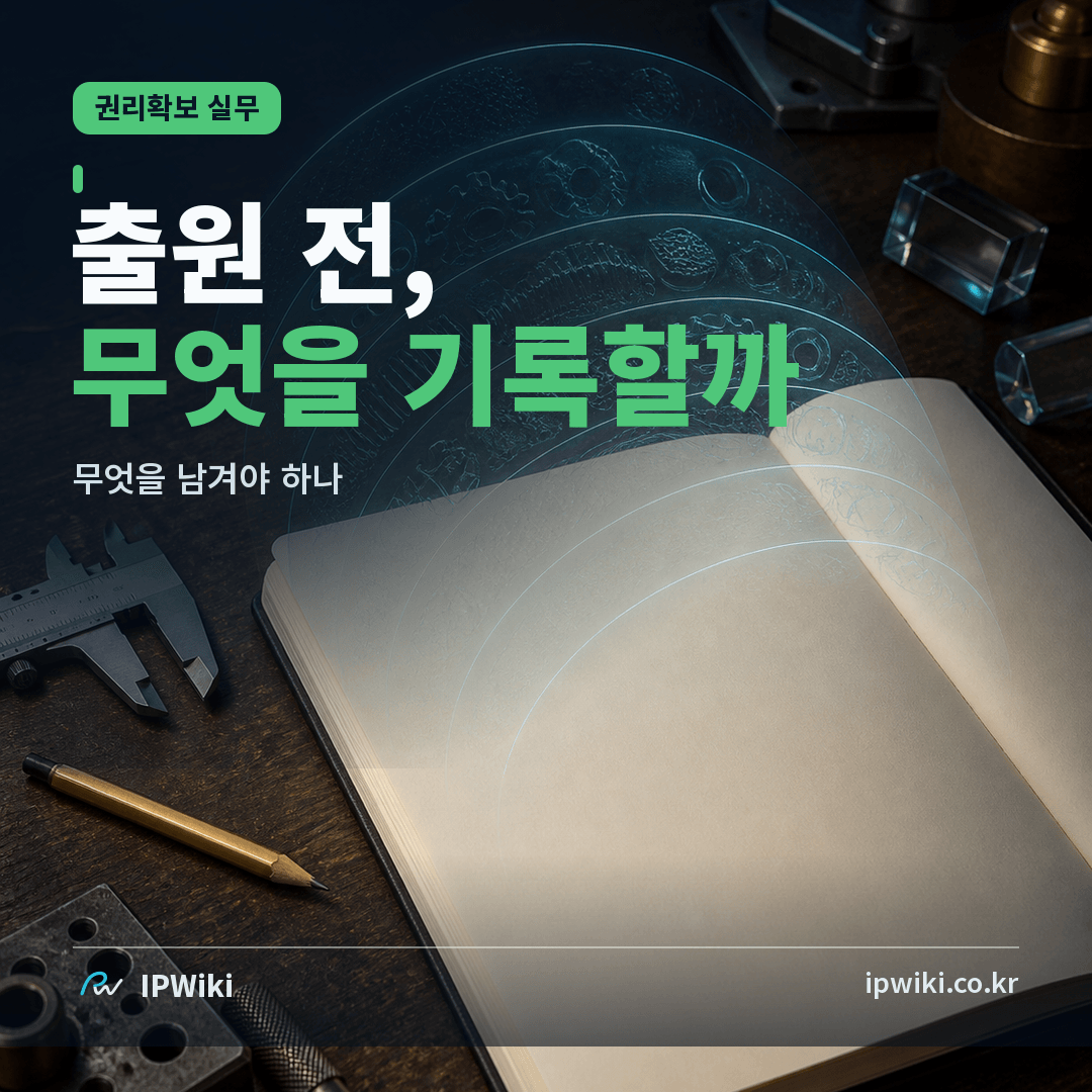 출원 전에 무엇을 기록해야 하는가? 대표 이미지